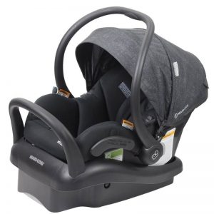 A sleek and secure baby car seat designed for newborns up to 6 months.